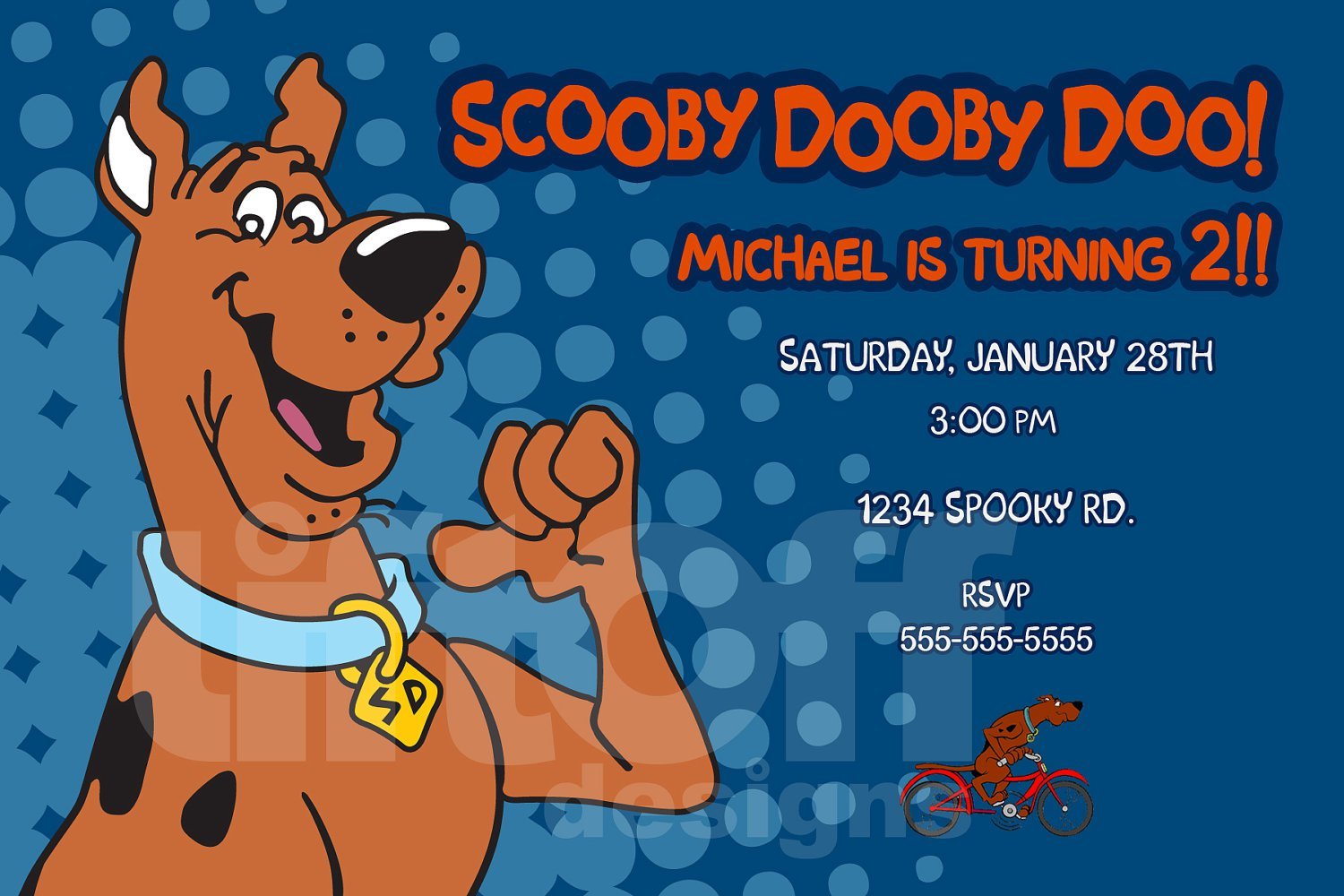 Scooby Doo Birthday Invitations Printable Free