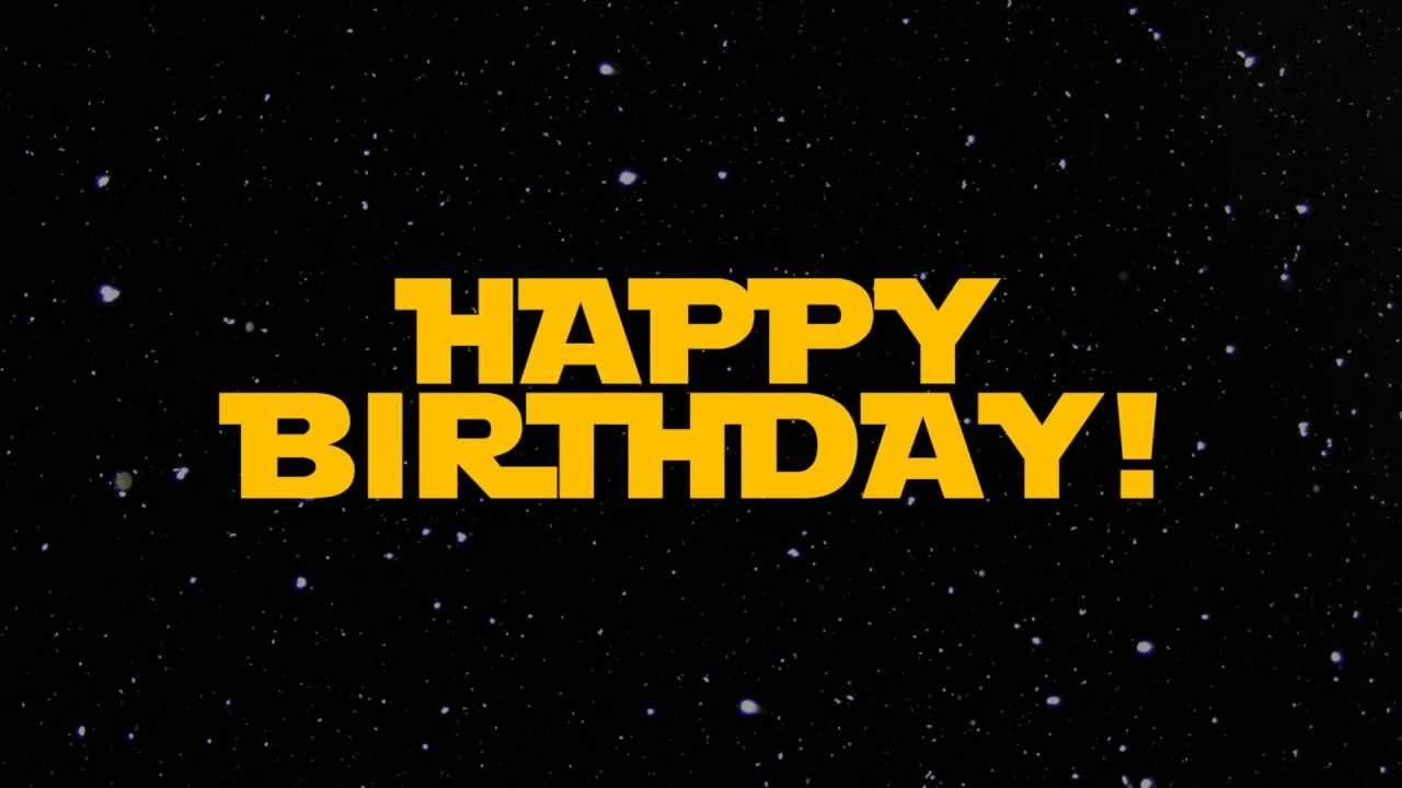 Star Wars Happy Birthday Wishes