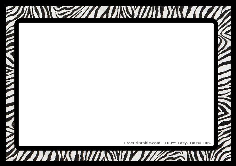 zebra print clip art - photo #46
