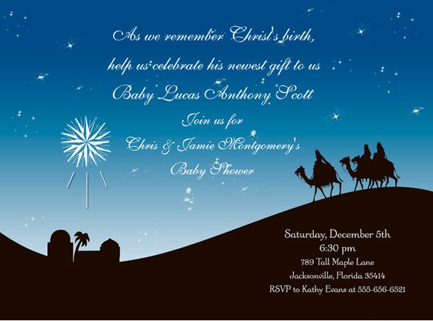 Free Printable Religious Christmas Invitations