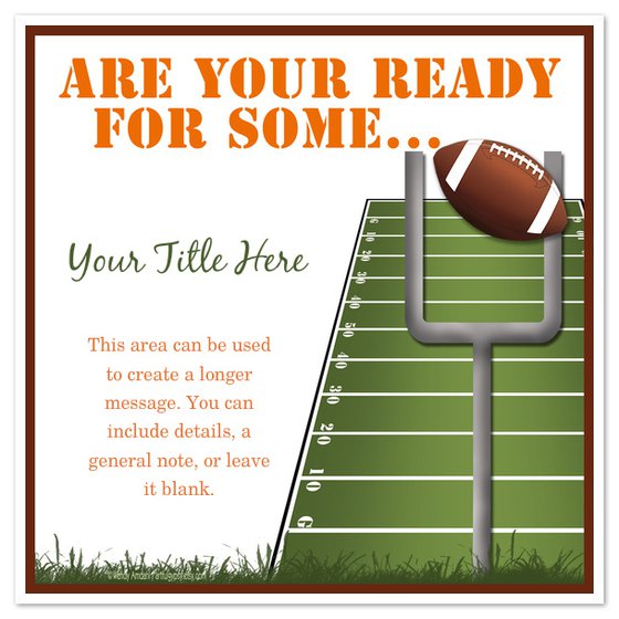 Free Printable Tailgate Party Invitations