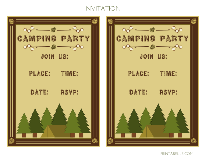 camping-printable-birthday-invitations