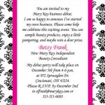 Mary Kay Debut Party Invitations