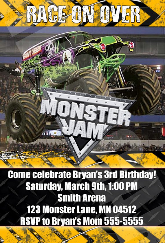 monster-jam-birthday-invitations