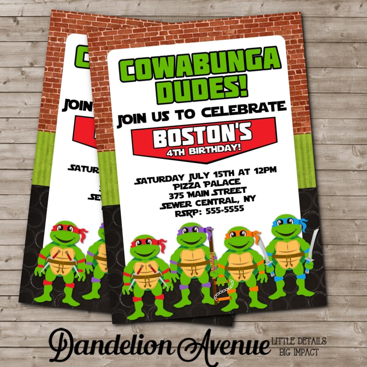 ninja-turtle-birthday-party-invitations