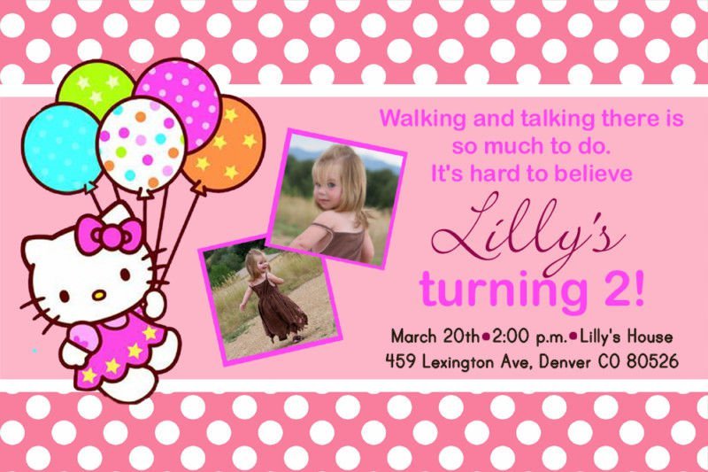 Free Printable Hello Kitty Invitation Templates