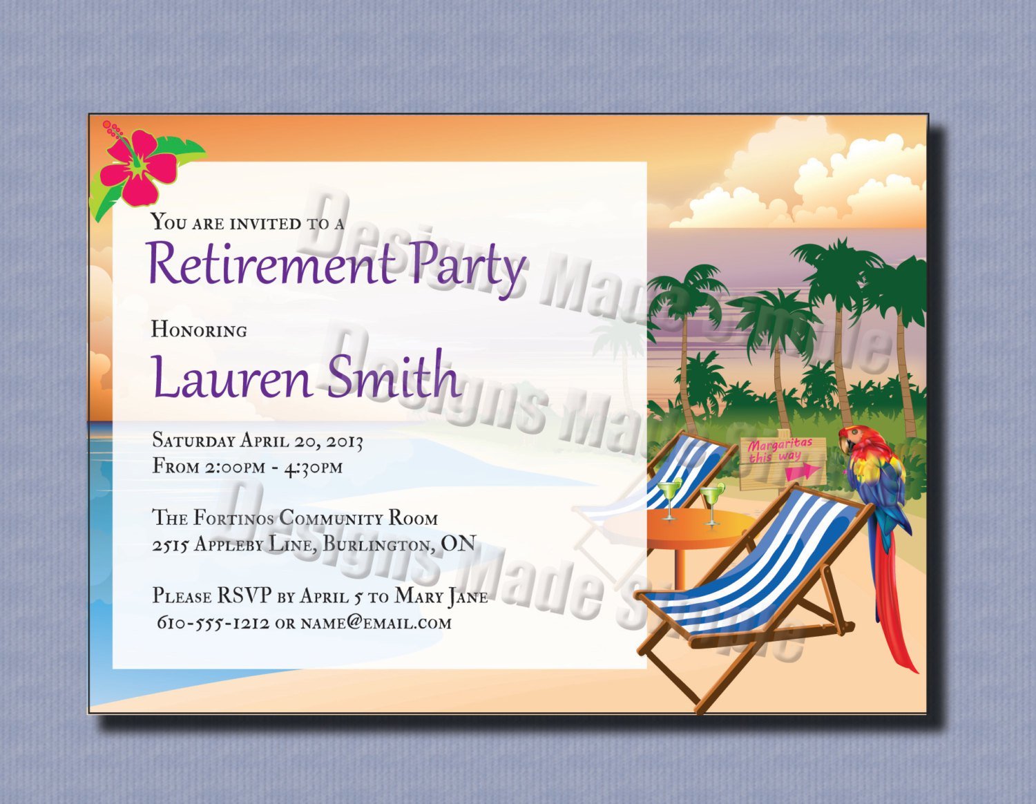 Free Printable Retirement Party Invitations Templates