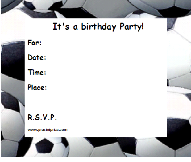 Birthday Invitation Templates Printable 2016