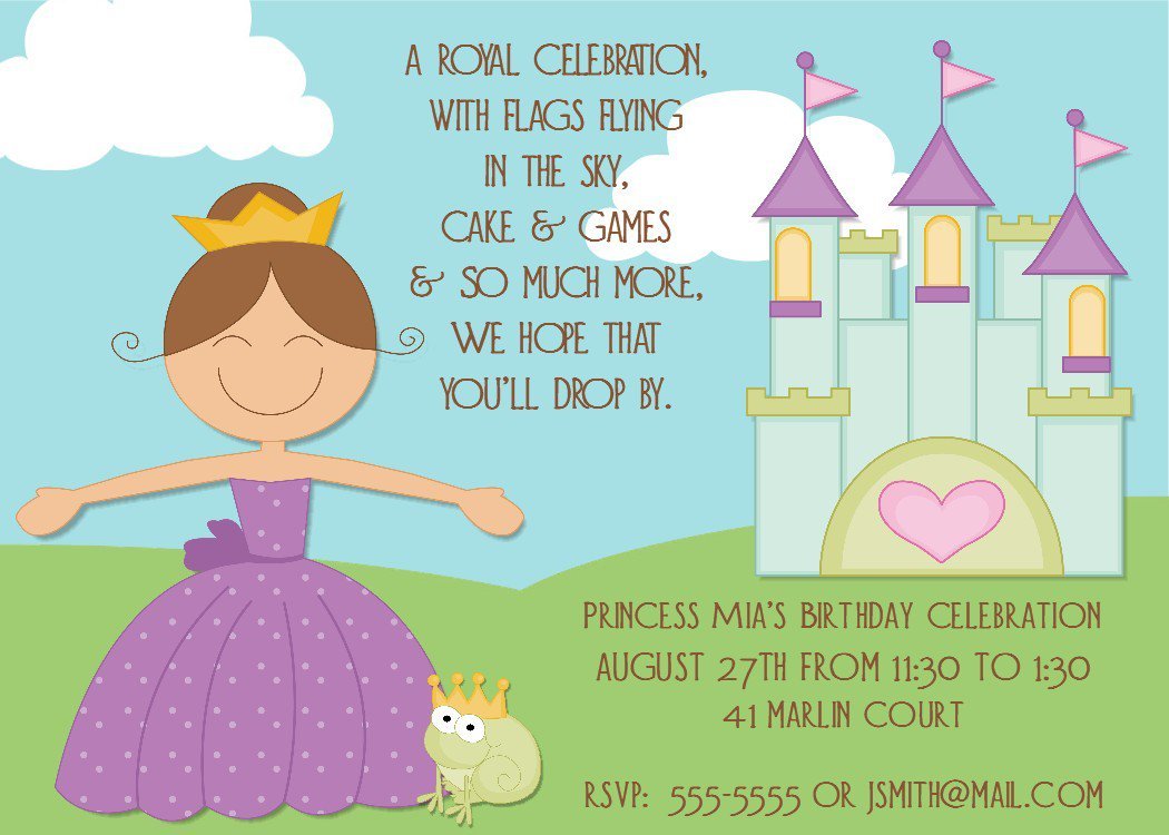 Birthday Party Invitation Templates Printable 2018