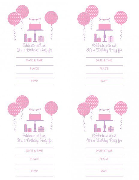 Birthday Party Invitations Free Printable Sleepover 2018