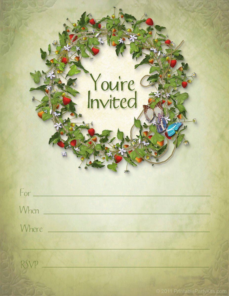 Christmas Party Invitation Templates Free Printable