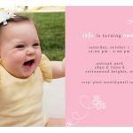 Free Printable First Birthday Invitation Templates