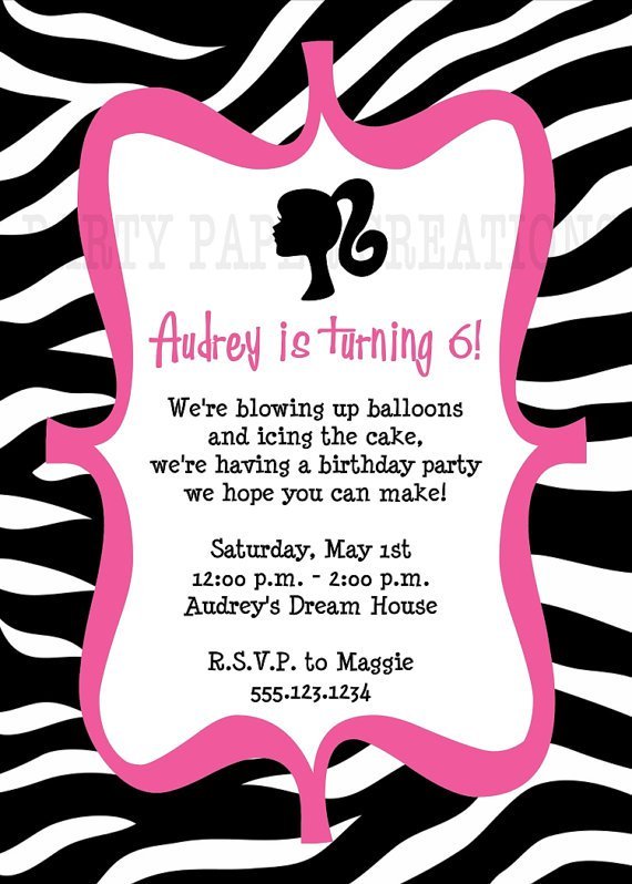 Free Printable Animal Print Birthday Invitations 2018