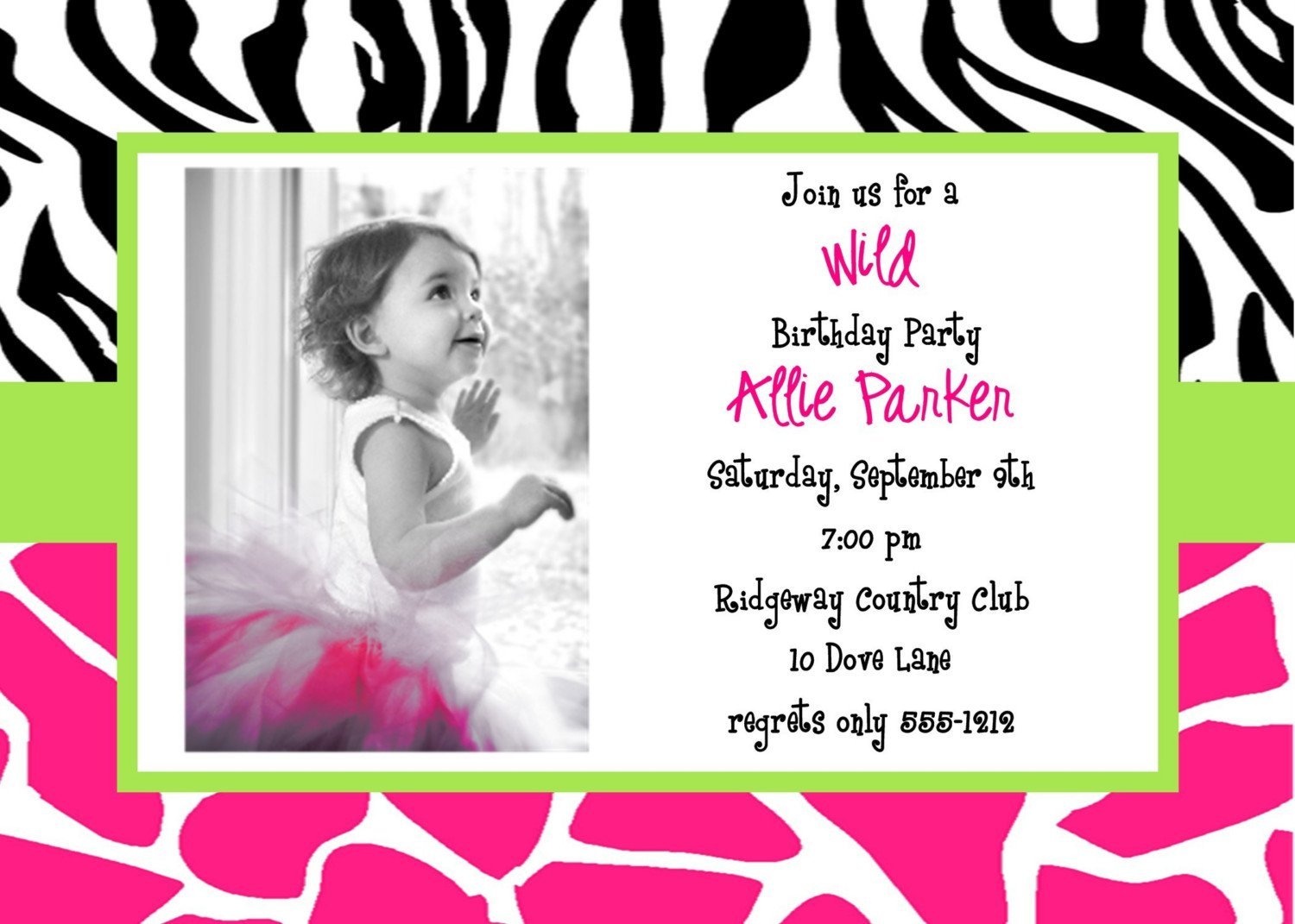 Free Printable Birthday Invitation Cards For Kids