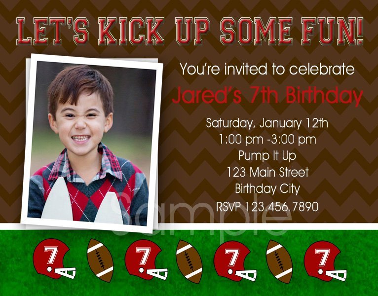 Free Printable Birthday Invitations Boys Soccer 2015