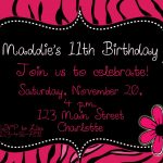 Free Printable Birthday Invitations For Girls