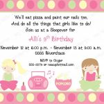 Free Printable Birthday Invitations Slumber Party
