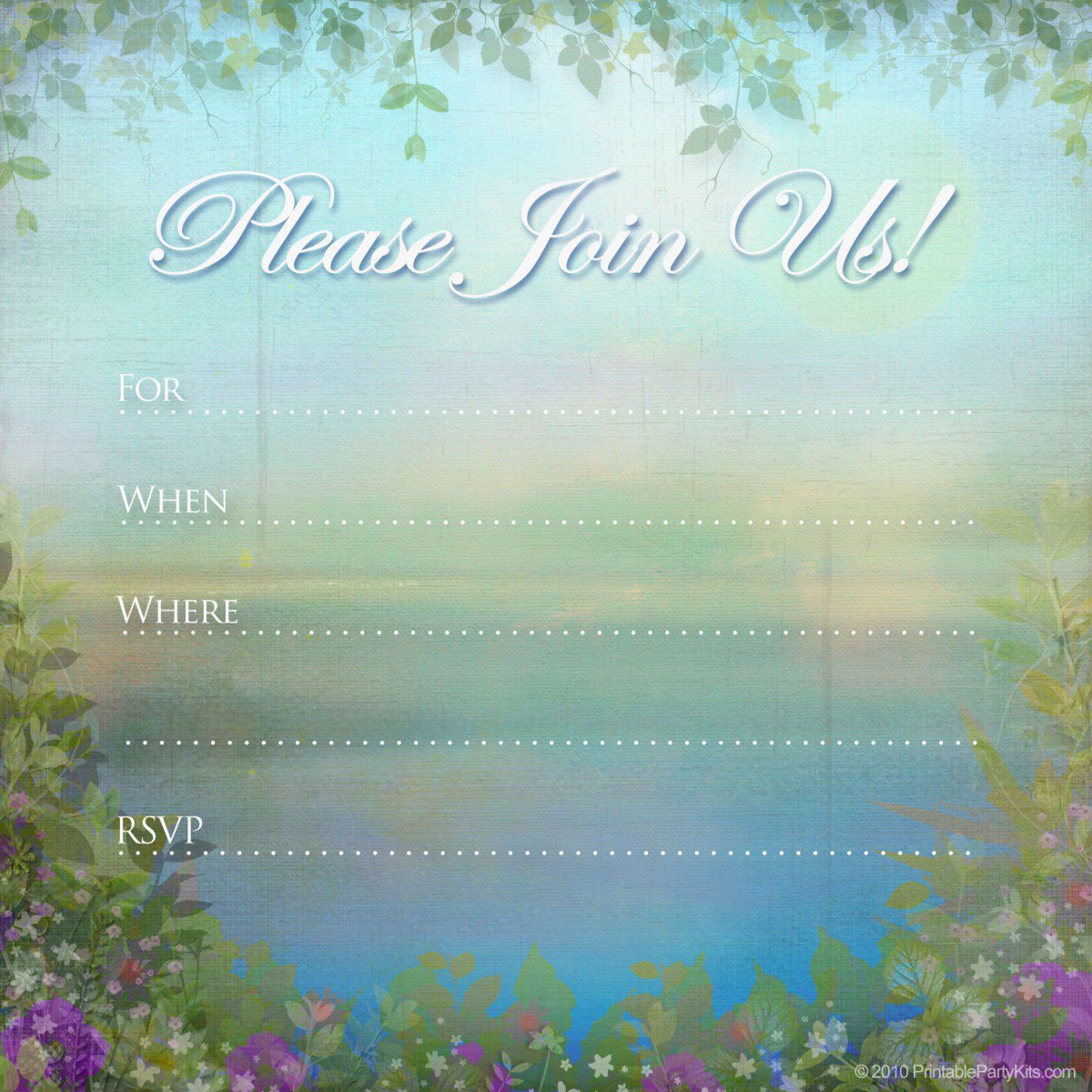 Free Printable Birthday Invitations Templates 2017