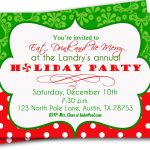 Free Printable Christmas Party Invitations