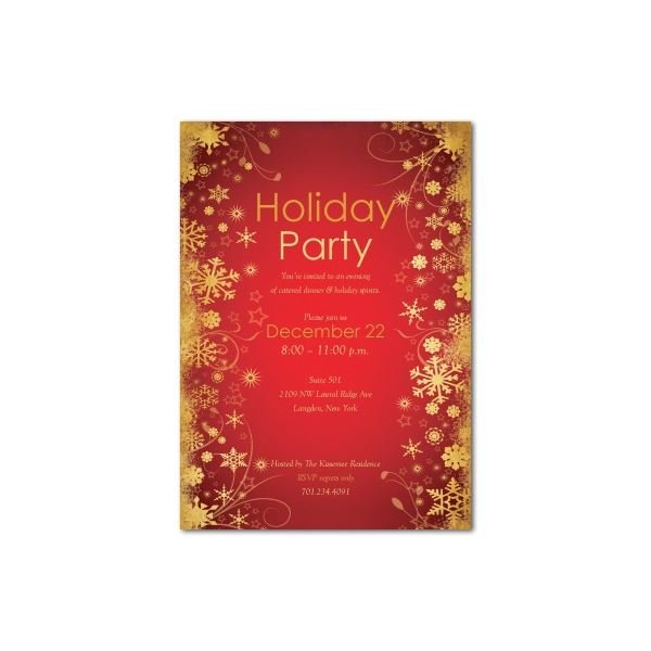 Free Printable Christmas Invitation Templates