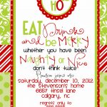 Printable Christmas Lunch Invitations Free