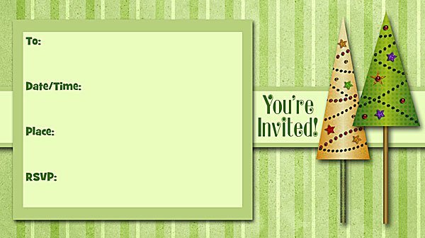 Free Printable Christmas Party Invitations Templates 2015