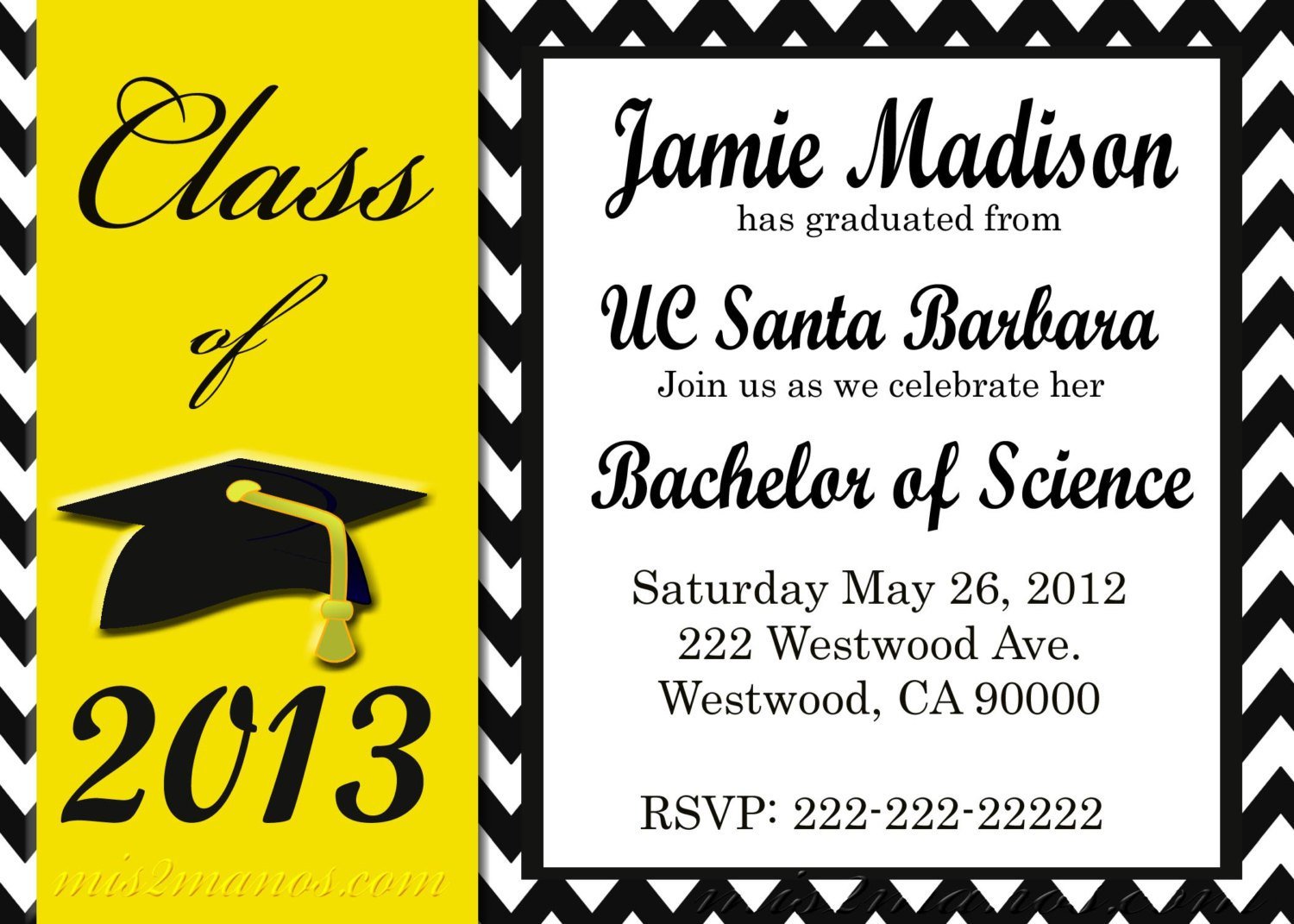 Free Printable Graduation Party Invitations 2013