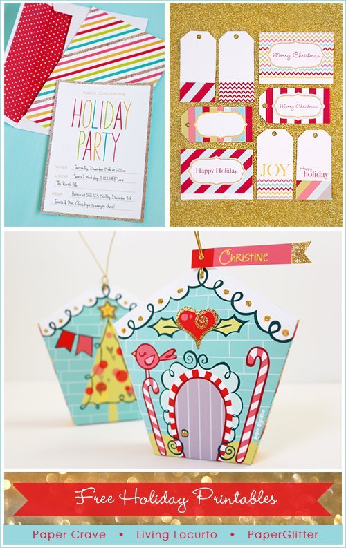 Free Printable Holiday Invitations 2017