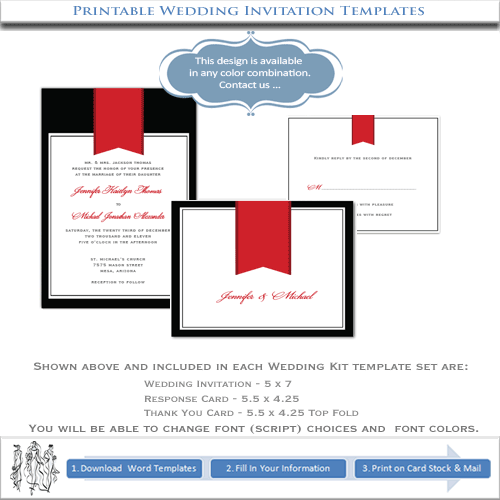 Free Printable Holiday Invitations
