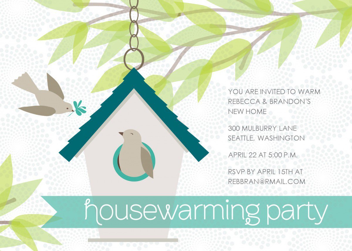 Free Printable Housewarming Invitations Party 2016