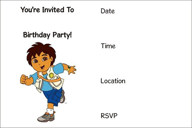 Free Printable Invitation Birthday Cards For Girls 2015