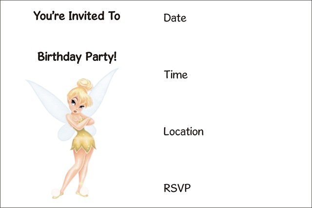 Free Printable Invitation Birthday Cards For Girls 2016