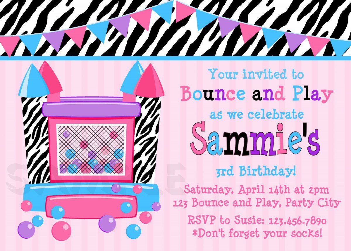 Free Printable Invitations For Birthday Girls 2017