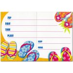 Free Printable Luau Birthday Invitations