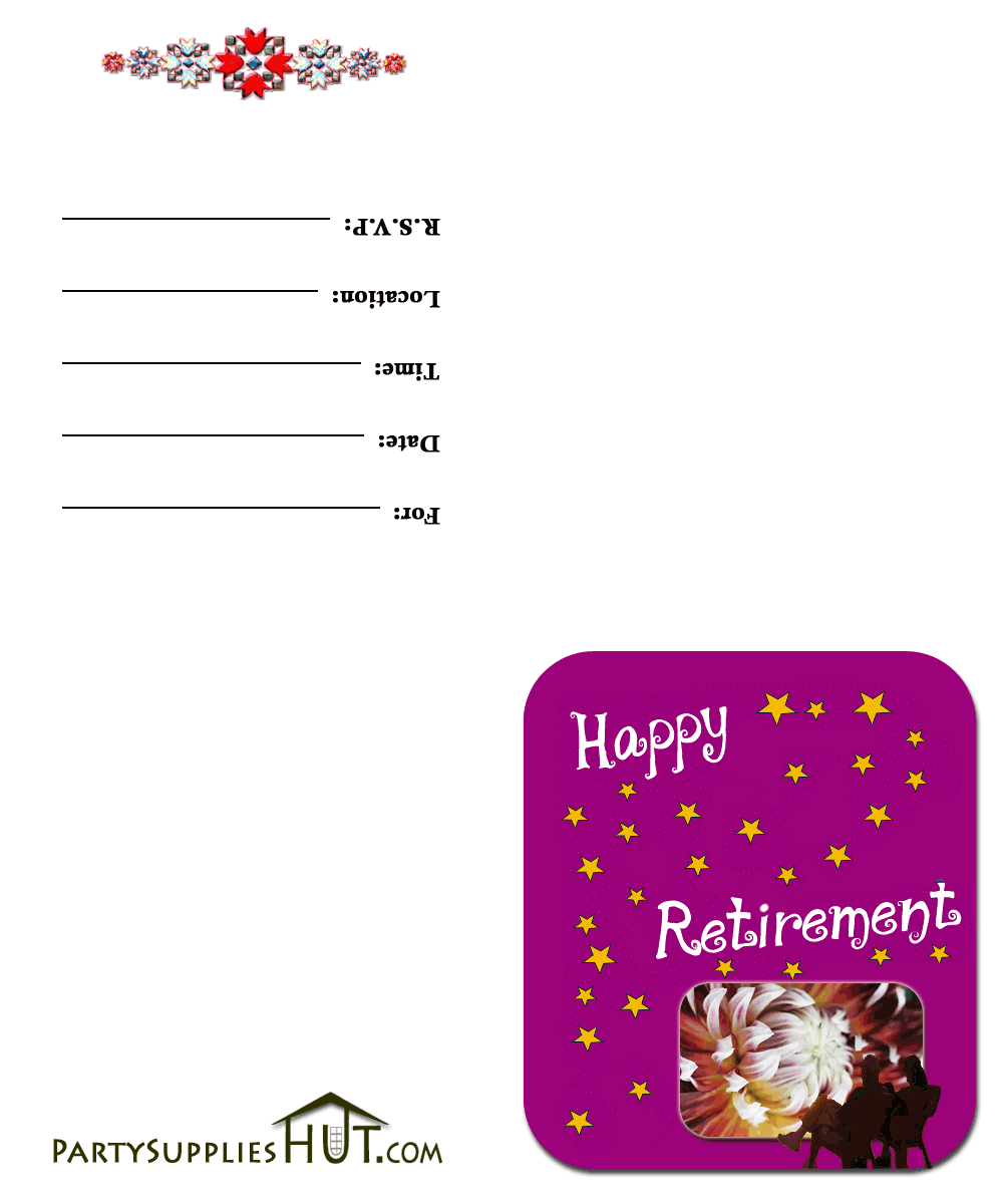 Free Printable Retirement Invitations Cards