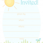 Free Printable Pool Party Invitation Templates