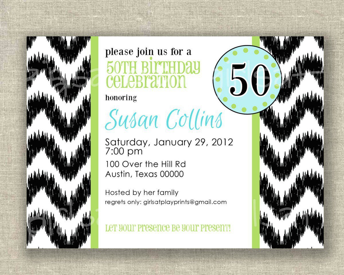 Free Printable Surprise 50th Birthday Invitations 2015
