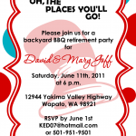 Free Printable Retirement Dinner Invitations