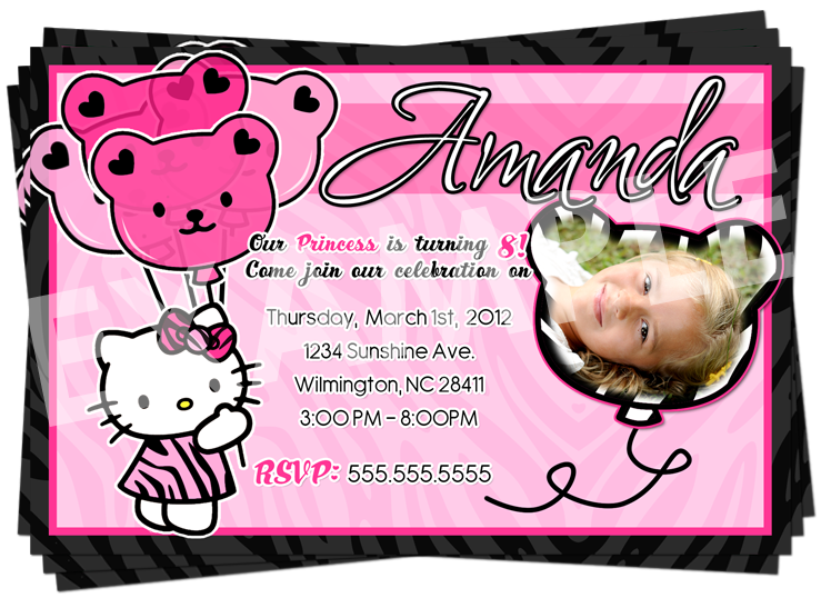 Free Printable Zebra Invitations For Birthdays 2015