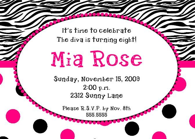 Free Printable Zebra Invitations For Birthdays 2017