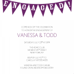 Free Template Engagement Party Invitation