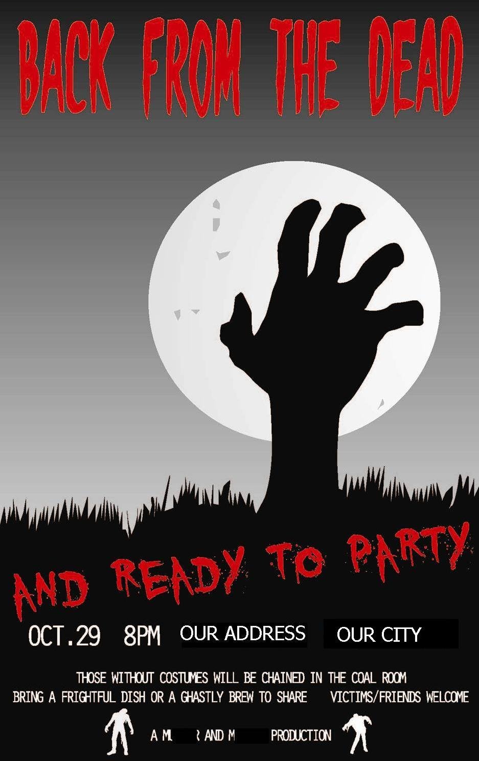 Halloween Party Invitation Templates Microsoft