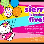 Hello Kitty Birthday Invitations Printable Free