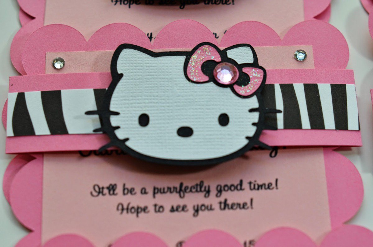 Hello Kitty Party Invitations Printable 2018