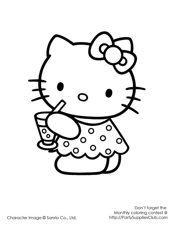 Hello Kitty Printable Invitation Template