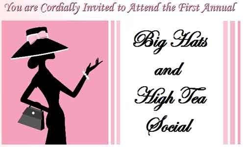 High Tea Party Invitation Printable 2016
