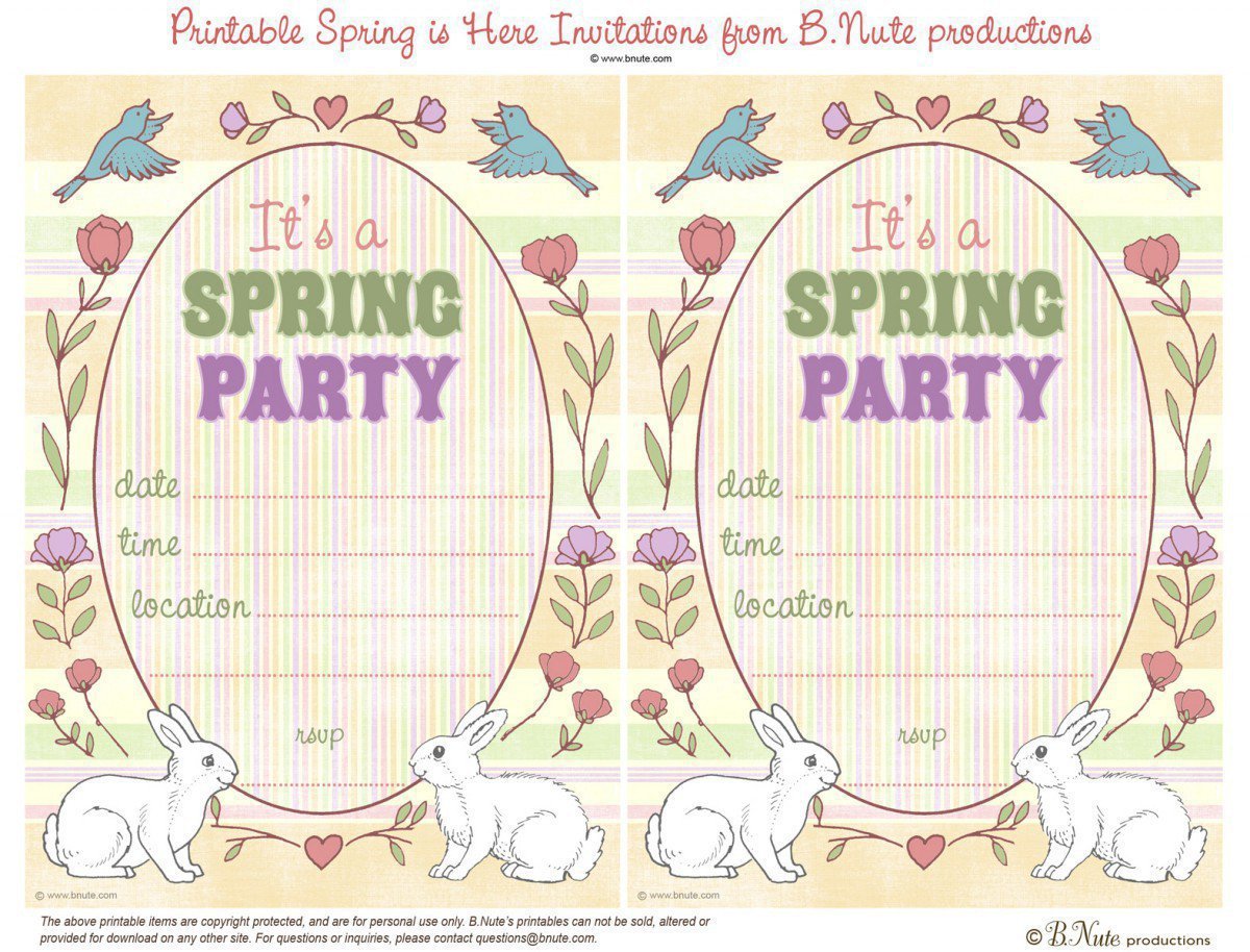 High Tea Party Invitation Printable