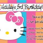Kids Birthday Party Invitations Templates Free Printable