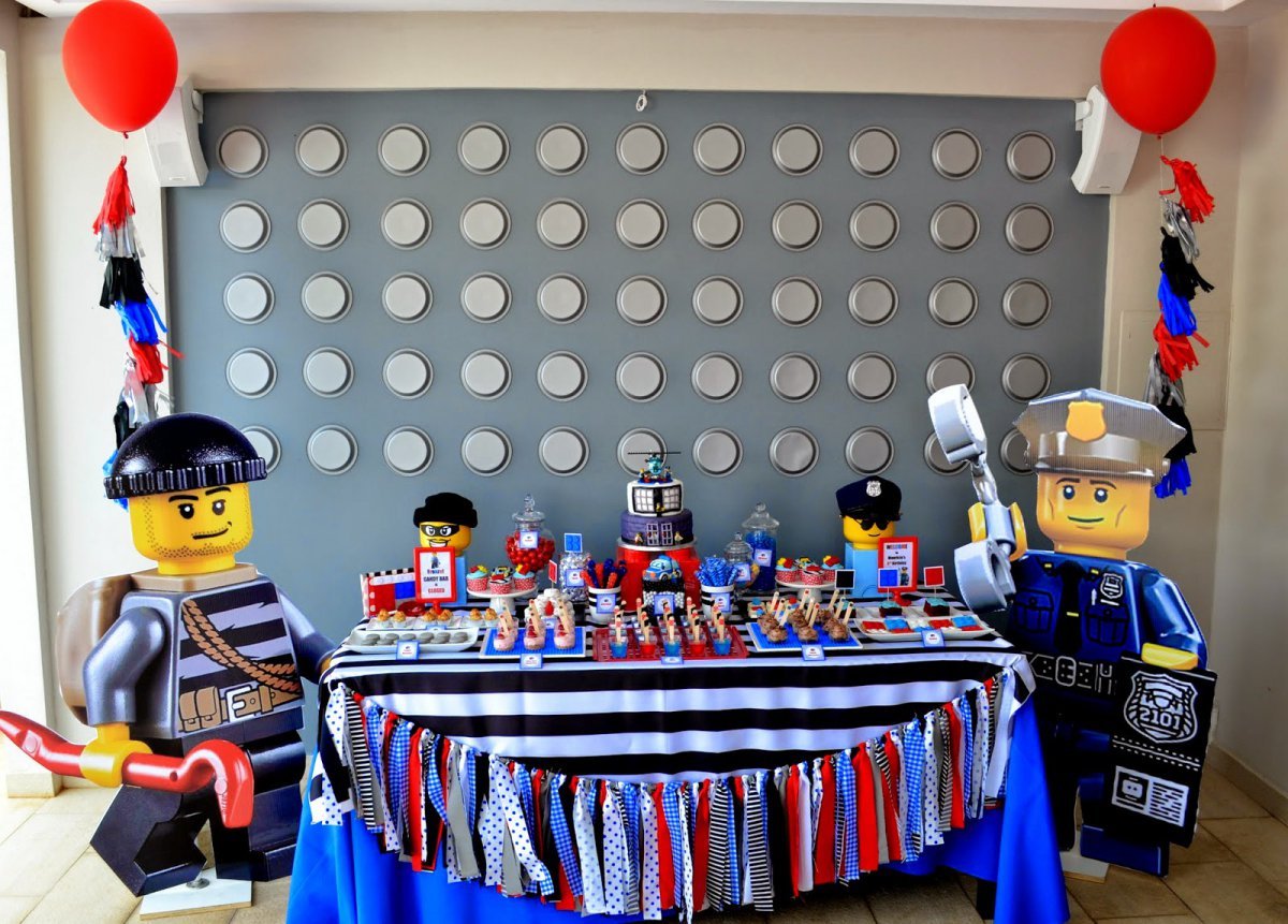 Lego City Police Printable Invitations
