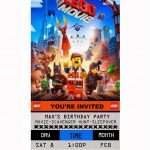 Lego Birthday Invitations Printable